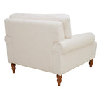 37.8 Velvet Accent Chair with Ergonomic Lumbar Support