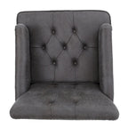 Slate 28 Button Tufted Club Chair with Nailheads