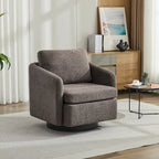 - Clara Chenille Swivel Accent Chair with Sleek Modern Design and Plush Cushioning - 31.5W