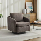 - Clara Chenille Swivel Accent Chair with Sleek Modern Design and Plush Cushioning - 31.5W