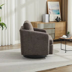 - Clara Chenille Swivel Accent Chair with Sleek Modern Design and Plush Cushioning - 31.5W