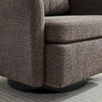 - Clara Chenille Swivel Accent Chair with Sleek Modern Design and Plush Cushioning - 31.5W