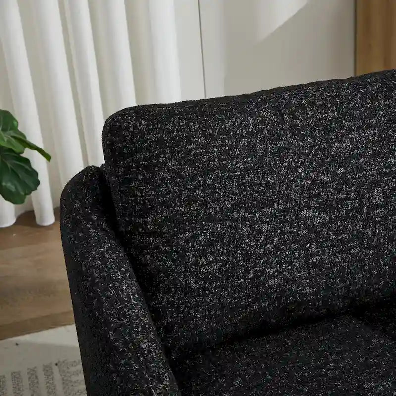 - Clara Chenille Swivel Accent Chair with Sleek Modern Design and Plush Cushioning - 31.5W