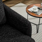 - Clara Chenille Swivel Accent Chair with Sleek Modern Design and Plush Cushioning - 31.5W