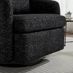 - Clara Chenille Swivel Accent Chair with Sleek Modern Design and Plush Cushioning - 31.5W