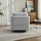 - Clara Chenille Swivel Accent Chair with Sleek Modern Design and Plush Cushioning - 31.5W