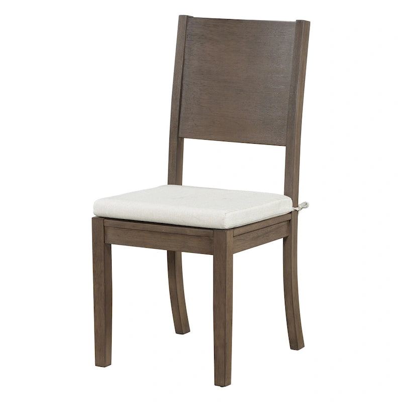 6 Pcs Dining Table Set with Storage Shelf and Curved Legs, Kitchen Furniture Dining Table Set with Bench and 4 Dining Chairs