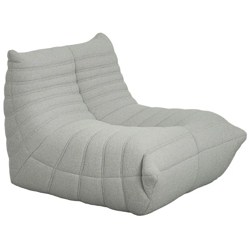 HOMCOM Bean Bag Chair for Adults, Giant Fireside Chair Lazy Sofa, Bean Bag Sofa with High Density Comfortable Foam