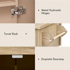 51.2W Ash Veneer Solid Wood Handwoven Kitchen Island With Drop Leaf(no include stool)