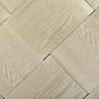 51.2W Ash Veneer Solid Wood Handwoven Kitchen Island With Drop Leaf(no include stool)