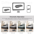 L Shaped Cloud Couch Corduroy Sectional Sofa w/USB, Chaise, Cup Holder