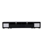Black 82 TV Stand with Push-Open Doors & LED for TVs Up to 90