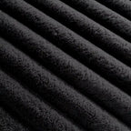 110 Faux Fur Cloud 3-Seater sat L-Shaped Sectional Sofa with Two Included Throw Pillows