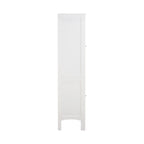 5-tier Narrow Freestanding Bathroom Cabinet with 2-shutter Doors - 15.35 x 15.35 x 63.00