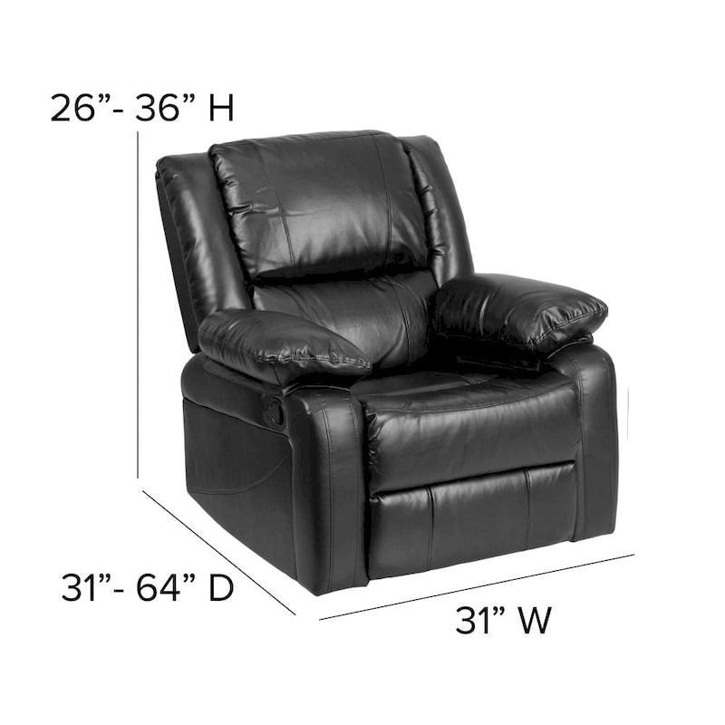 Microfiber Pillow Back Recliner