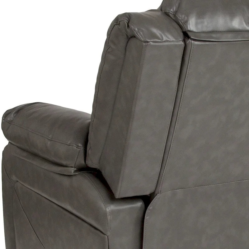 Microfiber Pillow Back Recliner