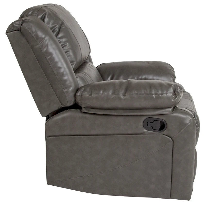 Microfiber Pillow Back Recliner