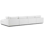 Hrazdan Fabric/Wood Down-filled Over-stuffed 5-piece Sectional Sofa Set
