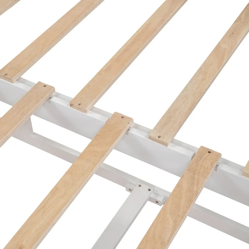 Wooden Daybed with Trundle Bed