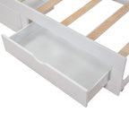 Wooden Daybed with Trundle Bed