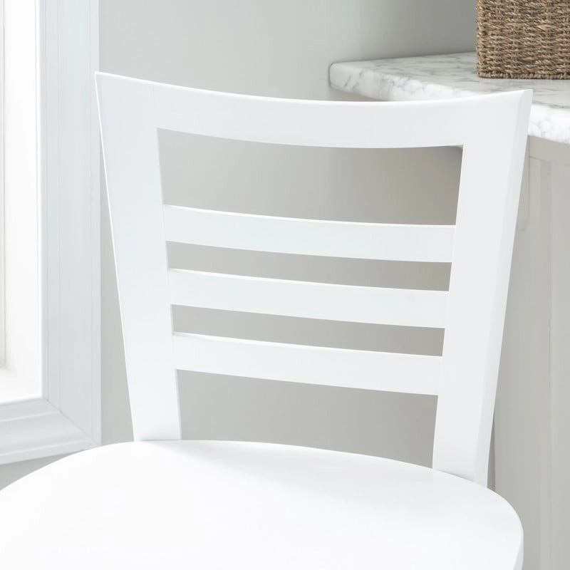 Rustic Solid Wood Barstool