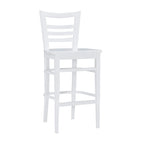 Rustic Solid Wood Barstool