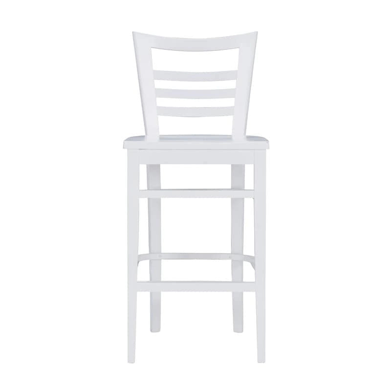 Rustic Solid Wood Barstool