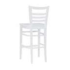 Rustic Solid Wood Barstool