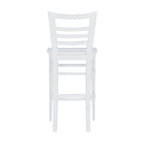 Rustic Solid Wood Barstool