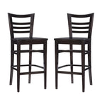 Rustic Solid Wood Barstool