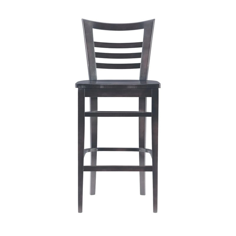 Rustic Solid Wood Barstool