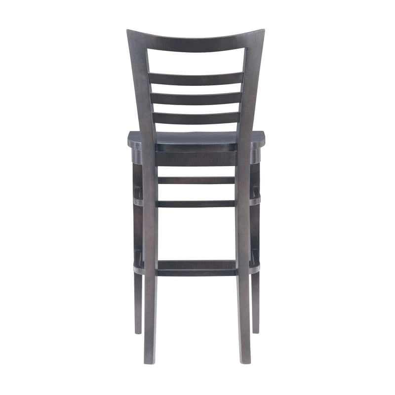 Rustic Solid Wood Barstool