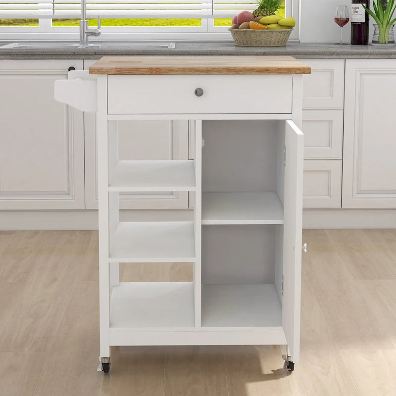 MM Kitchen island rolling trolley cart