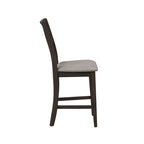 Dark Chestnut Gathering Table Set with Counter Chairs & Bench