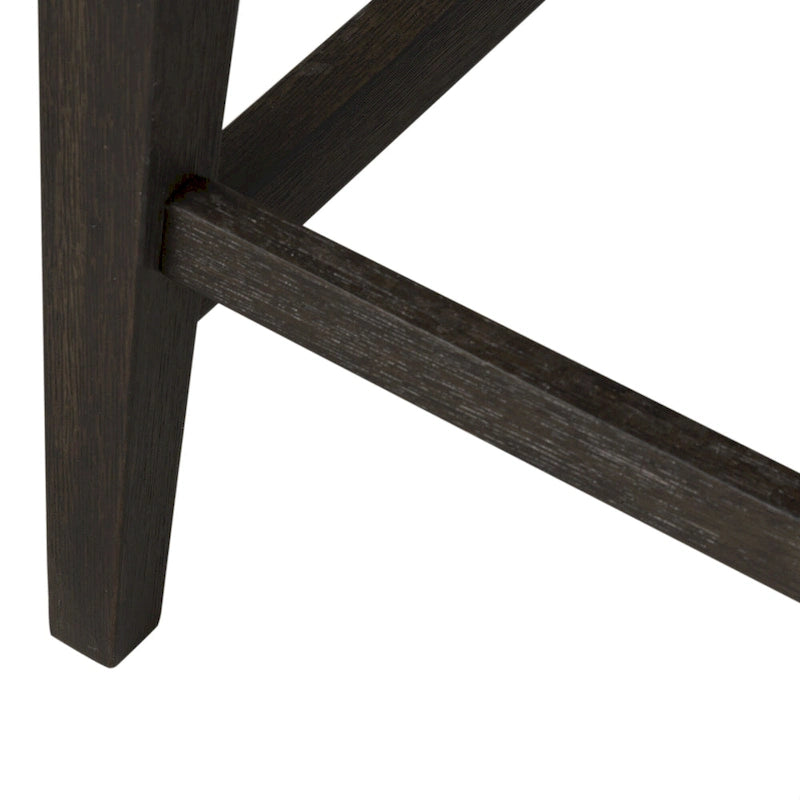 Dark Chestnut Gathering Table Set with Counter Chairs & Bench