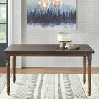 Burntwood Dining Table - 29h x 60w x 36d