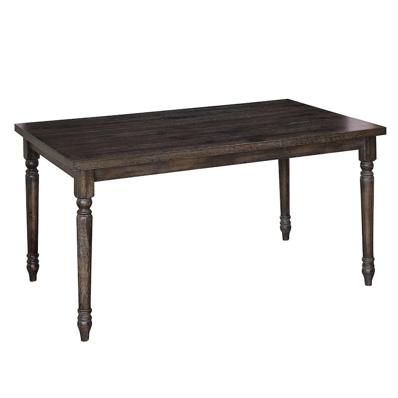 Burntwood Dining Table - 29h x 60w x 36d