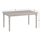 Burntwood Dining Table - 29h x 60w x 36d