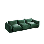 Chenille Modular Sectional Sofa with Ottoman – Down & Foam Cushions