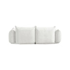 Chenille Modular Sectional Sofa with Ottoman – Down & Foam Cushions