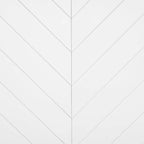 Hall Tree with Lift-Top Storage Bench & Hooks – White Herringbone, 30"W