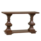 Sedona Kona Brown Sofa Table with Heavy Oak Planked Top