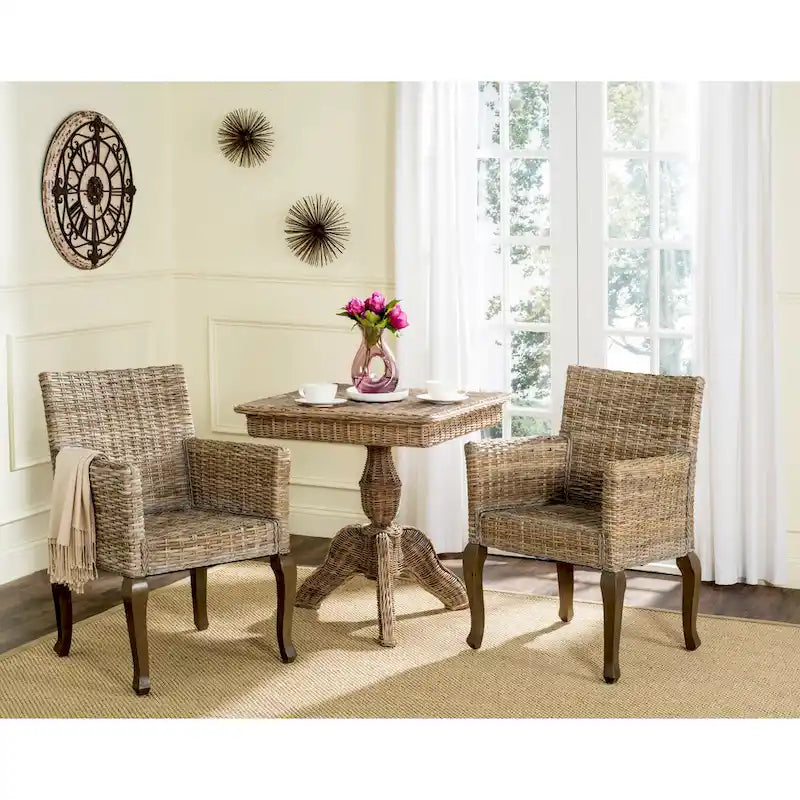  Alearda Natural Dining Chair (Set of 2) - 23 x 24.4 x 34 - 23Wx24Dx34H