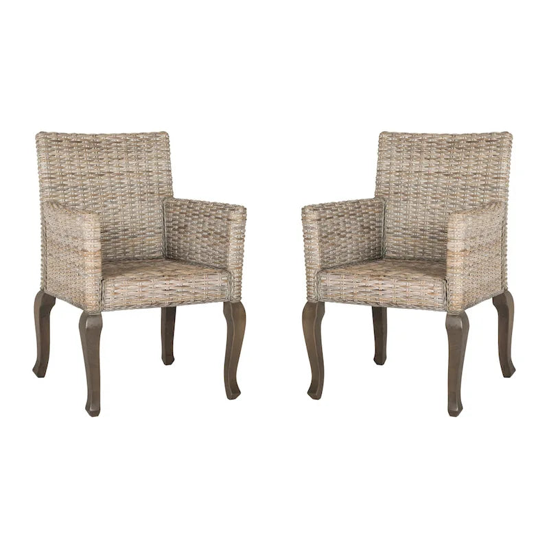 Alearda Natural Dining Chair (Set of 2) - 23 x 24.4 x 34 - 23Wx24Dx34H