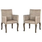 Alearda Natural Dining Chair (Set of 2) - 23 x 24.4 x 34 - 23Wx24Dx34H