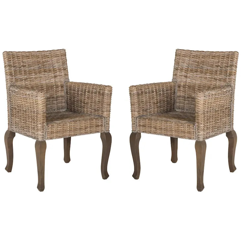 Alearda Natural Dining Chair (Set of 2) - 23 x 24.4 x 34 - 23Wx24Dx34H