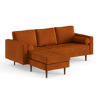 Bloomfield Performance Velvet Reversible Sectional