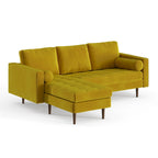 Bloomfield Performance Velvet Reversible Sectional