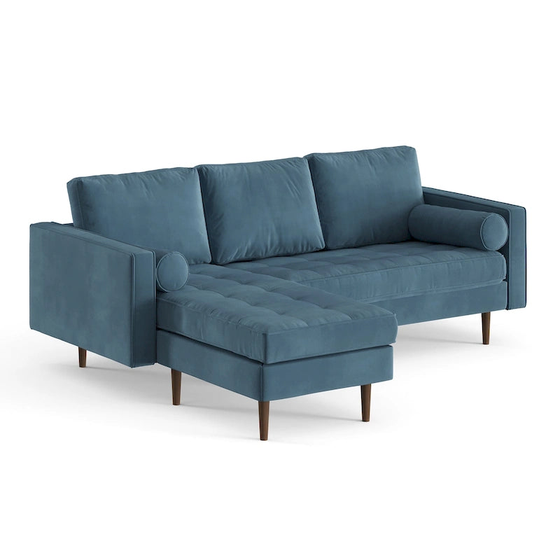 Bloomfield Performance Velvet Reversible Sectional