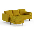 Bloomfield Performance Velvet Reversible Sectional